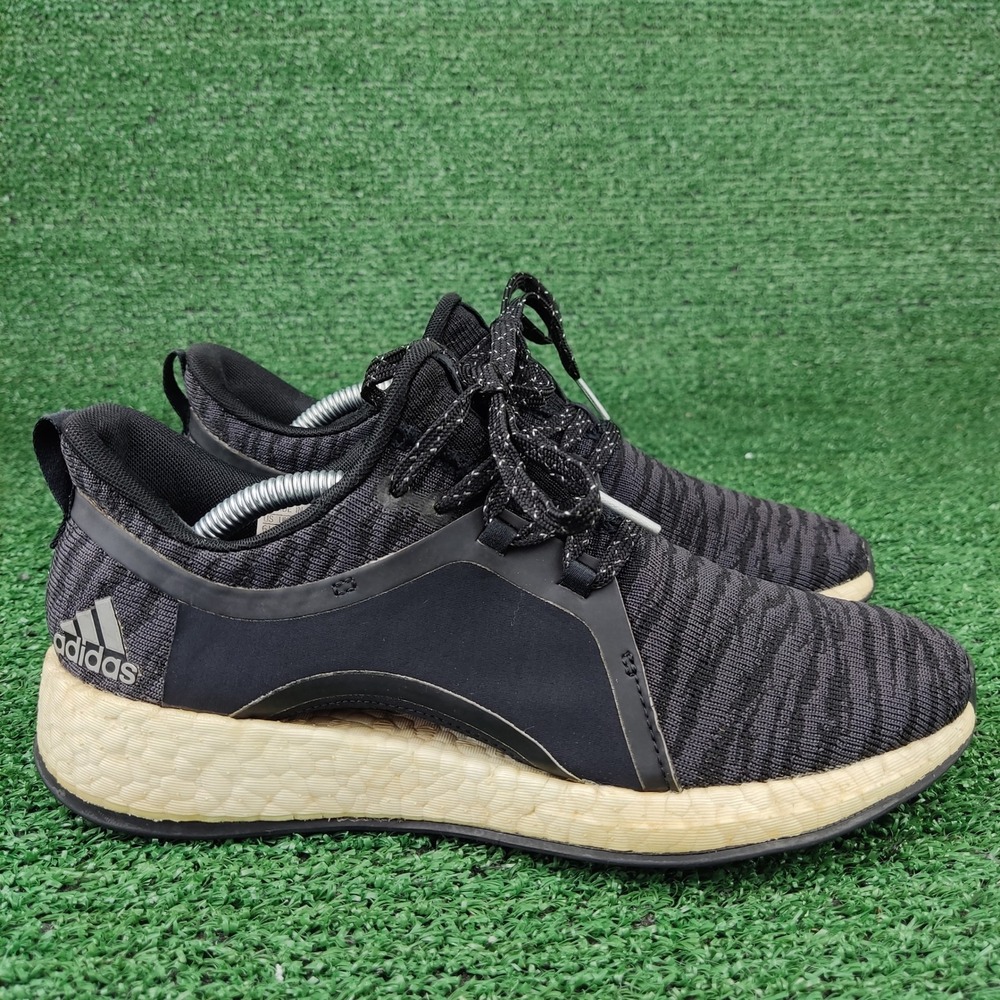 Adidas Running Shoes Womens 6.5 Black PureBoost‎ X BY8928 Knit Floating Arch